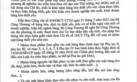 Bộ Công Thương ra công văn hỏa tốc đề xuất ban hành Danh mục hàng hóa ‘cấm lưu thông’