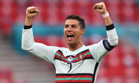 Ronaldo giành danh hiệu ‘Vua phá lưới Euro 2020’