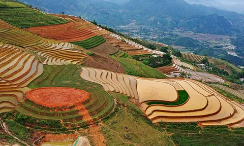 Xốn xang ‘kỳ quan’ ruộng bậc thang Phong Dụ Thượng, Yên Bái