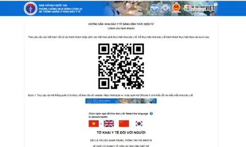 Hà Nội yêu cầu khai báo y tế bằng mã QR khi vào - ra các địa điểm công cộng