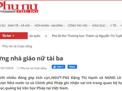 Phát động chương trình “Báo chí chia sẻ cùng thầy cô”