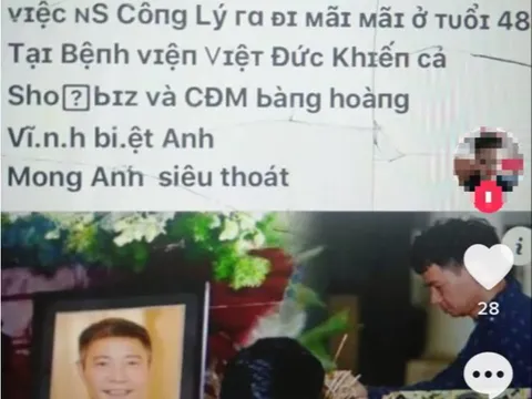 Tin đồn NSND Công Lý lan truyền trên mạng xã hội, thực hư ra sao?