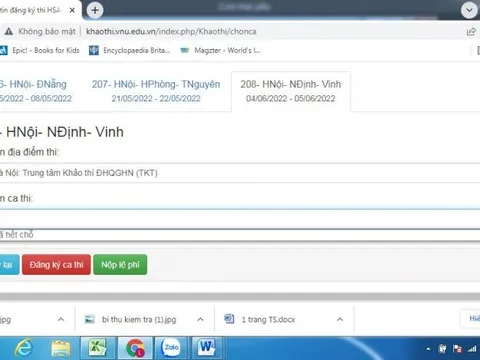 Thí sinh thất vọng với Kỳ thi đánh giá năng lực của đại học quốc gia Hà Nội: Chưa thi đã ... hết chỗ