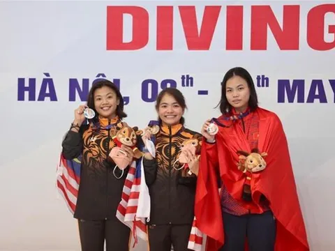 Ngô Phương Mai giành huy chương đầu tiên cho Việt Nam tại SEA Games 31