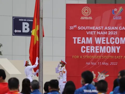 Lễ thượng cờ các Đoàn thể thao dự SEA Games 31