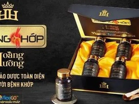 Viên xương khớp Hoàng Hường tiếp tục quảng cáo gây hiểu nhầm như thuốc