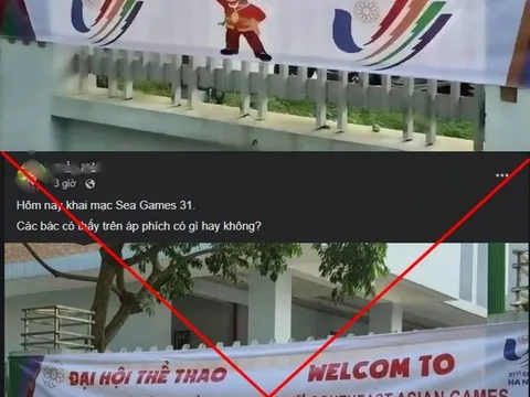 Điều tra đối tượng tung “ảnh chế” bôi nhọ SEA Games 31