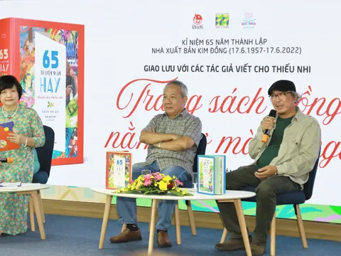 Giao lưu các tác giả viết cho thiếu nhi “Trang sách hồng nằm mơ màng ngủ”