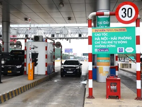 Sẵn sàng thu phí không dừng toàn tuyến cao tốc Hà Nội- Hải Phòng vào ngày 1/6