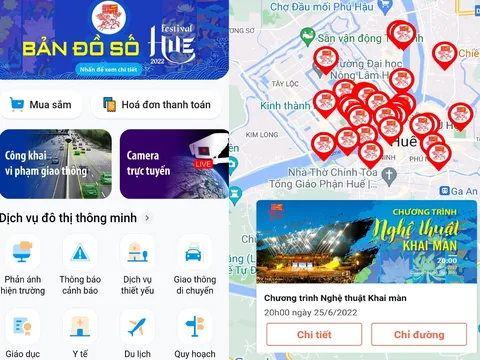 Đưa bản đồ số Festival Huế vào phục vụ người dân và du khách