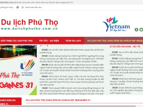 Phú Thọ: Ứng dụng công nghệ thông tin để thúc đẩy du lịch phát triển