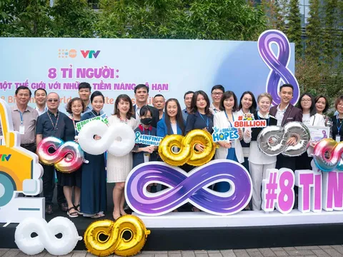 Trao giải cuộc thi vẽ “Tôi và thế giới 8 tỉ người”
