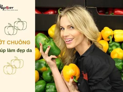 Ớt chuông giúp ngăn ngừa lão hoá da