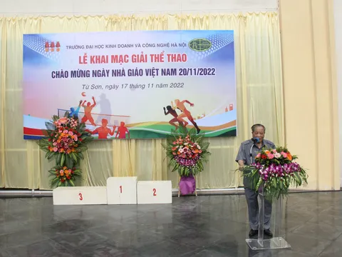 “Ngày hội thể thao của sinh viên trường ĐH Kinh doanh và Công nghệ Hà Nội”