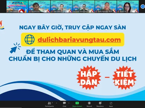 Hội Chợ 'Du lịch trực tuyến Bà Rịa – Vũng Tàu' tiếp cận hơn 400 ngàn du khách trong phiên đầu