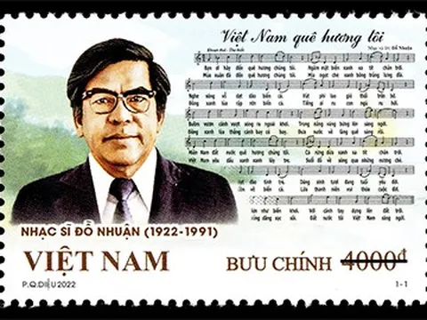 Phát hành bộ tem kỷ niệm 100 năm ngày sinh nhạc sĩ Đỗ Nhuận