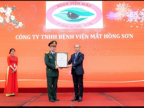 "Bệnh viện Mắt Hồng Sơn" được vinh danh thương hiệu uy tín hàng đầu Đông Nam Á