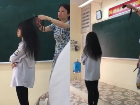 Vụ việc cô giáo cắt tóc học sinh ngay trên bục giảng: Bài học cho cả cô và trò
