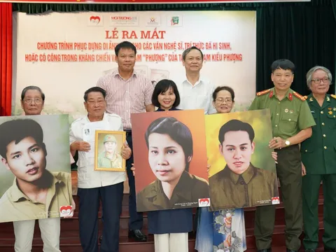 Phục dựng di ảnh màu cho các văn nghệ sĩ, trí thức đã hi sinh, hoặc có công trong kháng chiến