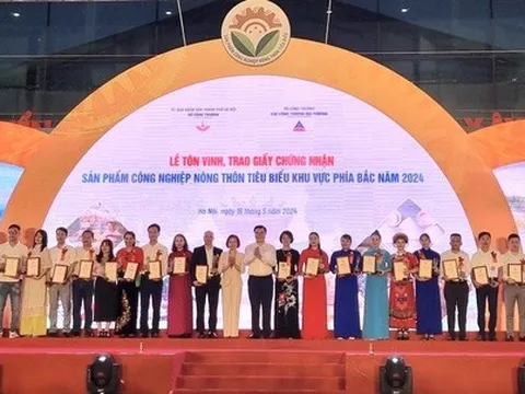 Khai mạc Hội chợ triển lãm công nghiệp nông thôn tiêu biểu khu vực phía Bắc-Hà Nội năm 2024