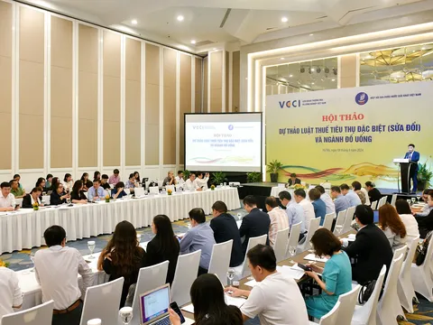Góp ý dự thảo Luật Thuế tiêu thụ đặc biệt (sửa đổi) và ngành đồ uống