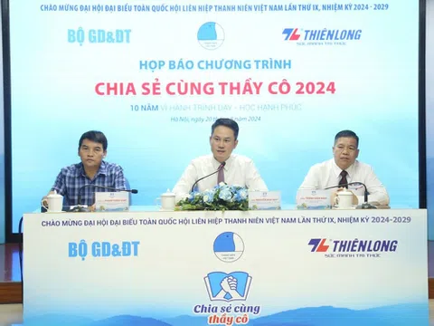'Chia sẻ cùng thầy cô' năm 2024: 10 năm vì Hành trình dạy – học hạnh phúc