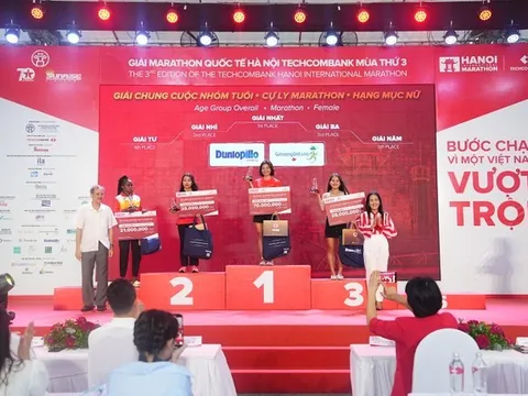 Giải Marathon Quốc tế Hà Nội Techcombank mùa thứ 3: Hành trình của tinh thần thể thao kiên định, mạnh mẽ