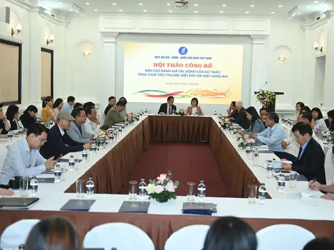 VBA công bố ‘Báo cáo đánh giá tác động của dự thảo tăng thuế TTĐB đối với mặt hàng bia’