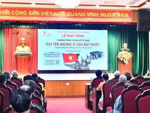 Phát động Chương trình tri ân liệt sĩ 2025 'Gọi tên những vì sao đất nước'