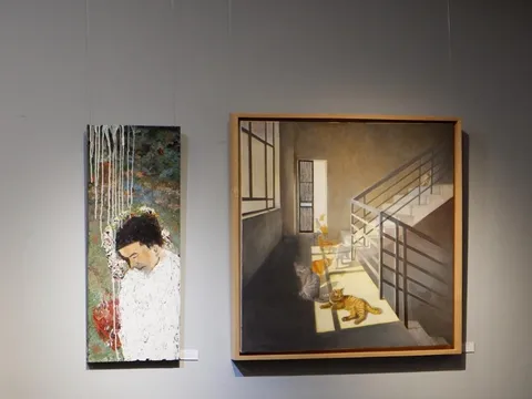 Khai mạc triển lãm nghệ thuật đa phương tiện mang tên ‘Khúc Giao Thoa - Khởi - Hòa - Sinh’