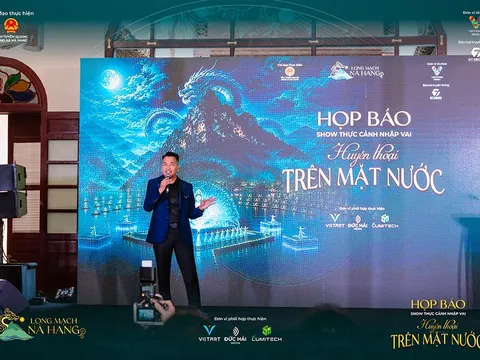 'Long mạch Nà Hang' đưa nghệ thuật thực cảnh lên lòng hồ dịp Quốc khánh 2/9