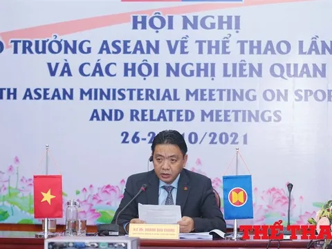 Thứ trưởng Hoàng Đạo Cương: ASEAN cùng nhau tăng cường thể thao cộng đồng, nâng cao sức khỏe chống lại đại dịch COVID-19