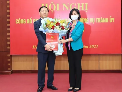 Giám đốc Sở Thông tin và Truyền thông Hà Nội được điều động là Bí thư Huyện ủy Mê Linh