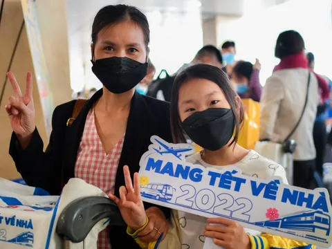 Người lao động khó khăn được bay miễn phí về quê đón Tết