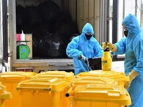 Cần có quy trình xử lý đặc biệt với chất thải liên quan đến Covid-19