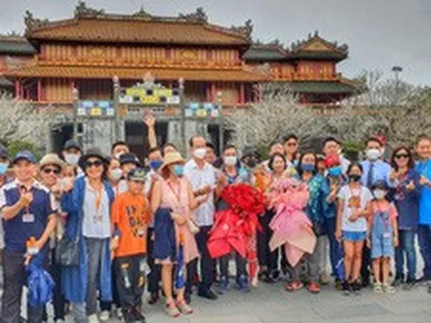 Huế đón đoàn 600 khách mở màn cho mùa du lịch hè 2022