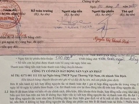 Công ty Vạn An Phát bán “dự án” trên giấy?