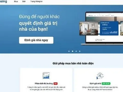 OneHousing ra mắt công cụ định giá nhà giá nhà online