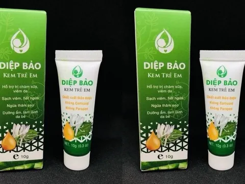 "Bộ Y tế yêu cầu báo cáo vụ kem Diệp Bảo bị Mỹ thu hồi"