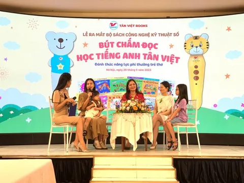 Ra mắt bộ sách công nghệ kỹ thuật số Bút chấm đọc - Học tiếng Anh
