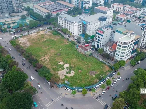 Hà Nội: Cận cảnh lô “đất vàng” 4 mặt tiền bị yêu cầu thanh tra