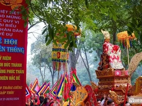 Hà Nội: Khánh thành công trình tôn tạo di tích Đền Núi Sưa