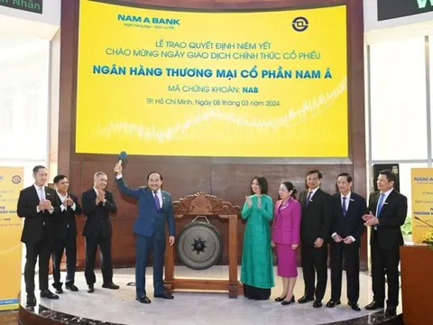 Cổ phiếu NAB chính thức giao dịch trên HoSE
