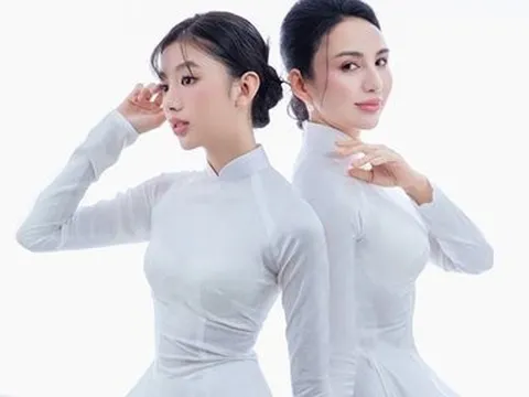 Hoa hậu Ngọc Diễm khoe sắc bên con gái "xinh như hoa"