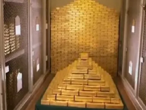 Hầm vàng lớn nhất thế giới, không loại bom nào có thể công phá được