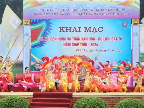 Khai mạc Lễ hội Đền Hùng và Tuần Văn hóa - Du lịch Đất Tổ năm Giáp Thìn - 2024