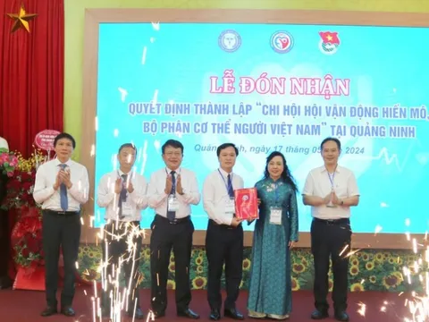 Thành lập Chi hội Hội vận động hiến mô, bộ phận cơ thể người Việt Nam