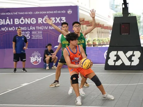 Giải bóng rổ 3x3 Hà Nội mở rộng 2024: Bùng nổ không khí sôi động cho người dân và du khách