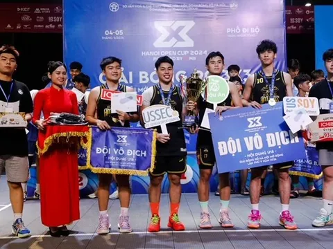 3x3 Hanoi Open Cup 2024: Bùng nổ tinh thần thể thao, khẳng định tài năng trẻ