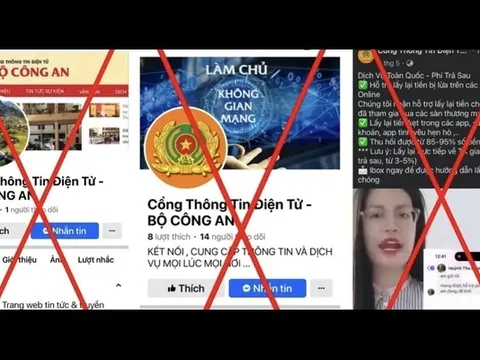 Cảnh báo mạo danh Cổng TTĐT Bộ Công an để lừa đảo
